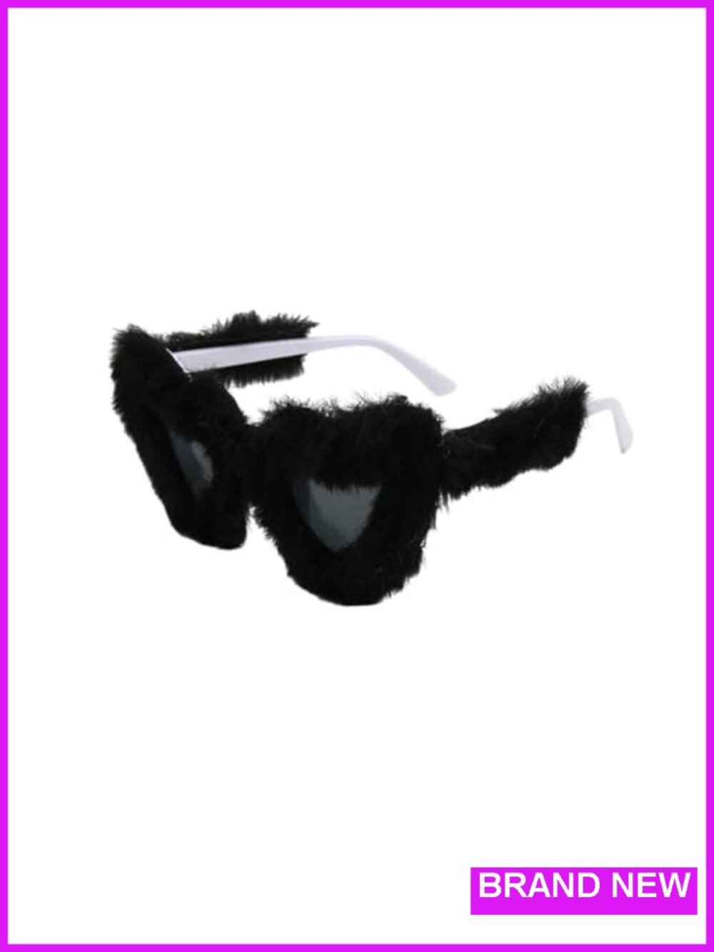 Women Faux Fur Leg Warmers with Fuzzy Sunglasses Set, Fluffy Boot Covers for - Picture 3 of 6